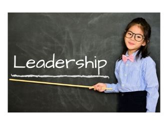Child pointing to Leadership